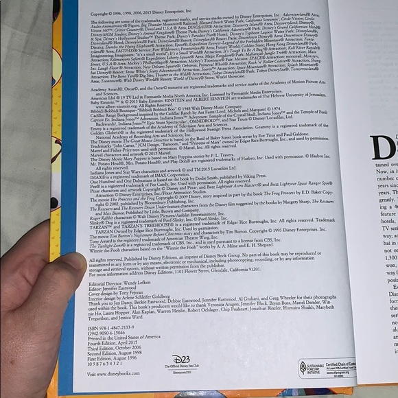 A to Z The Official Disney Encyclopedia 4th ed - Picture 6 of 6